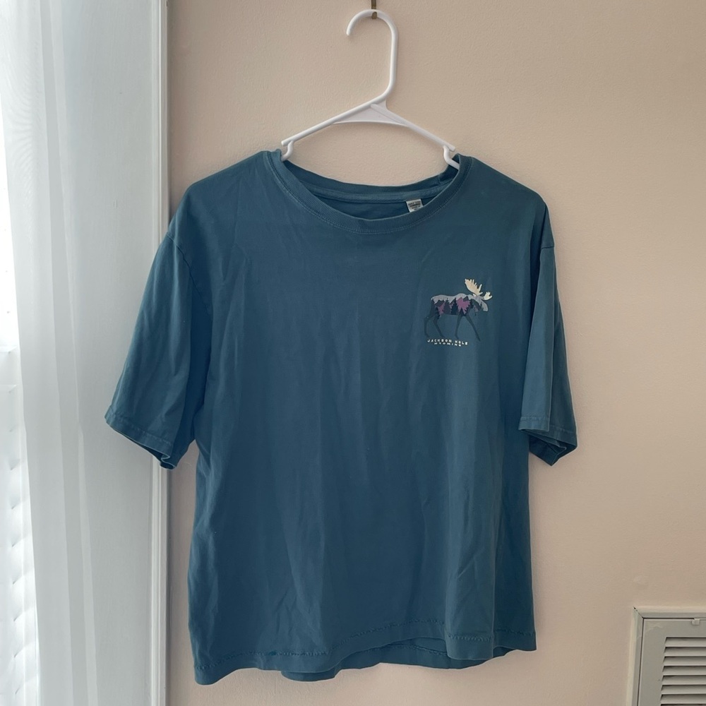 Jackson Hole Wyoming Cropped Tee
